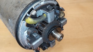 スターターモーター分解点検・グリスアップと部品交換（油冷GSX-R系