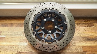 ブレーキディスクを使ったインテリアの製作（ブレーキディスク時計の