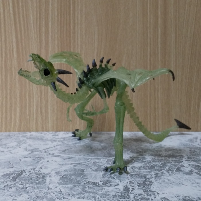 Papo パポ フィギュア ドラゴン キメラ プラストイ スケルトンドラゴン