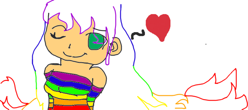 #1:Draw your own pictures about a rainbow girl or rainbow boy #2:find a picture on Google and fi