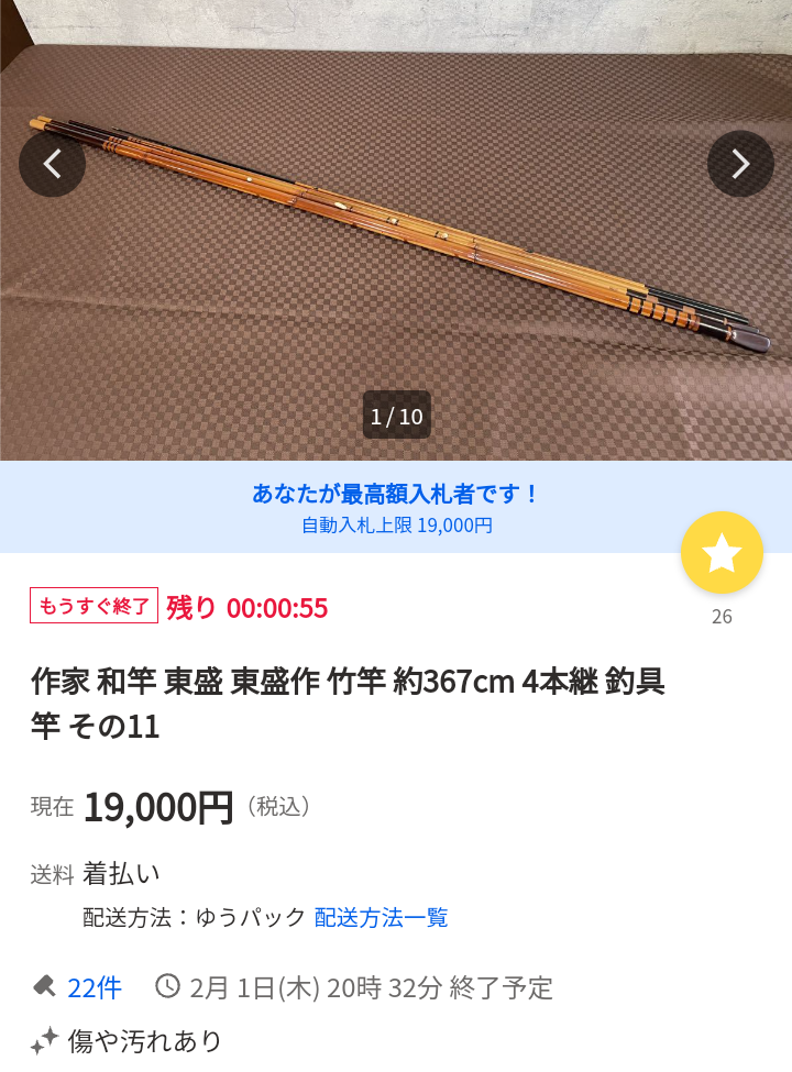 手羽ね竿 - mezaba-no-wakasamaのブログ