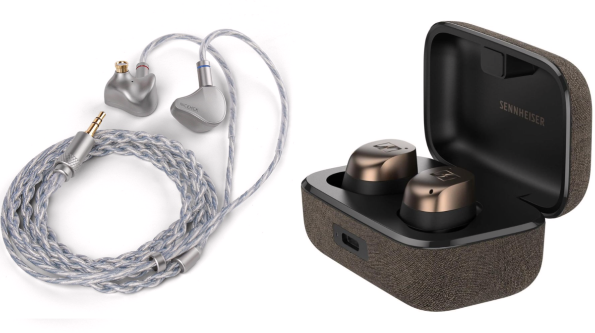 ゼンハイザー IEシリーズ用MMCXブレードケーブル マイク付き 3.5mm