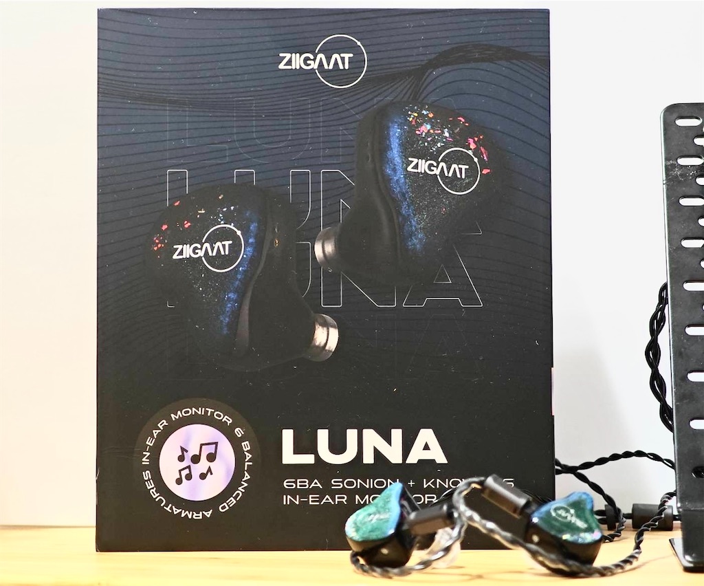 ZiiGaat LUNA レビュー ブランド初のフルBA採用有線イヤホン [PR