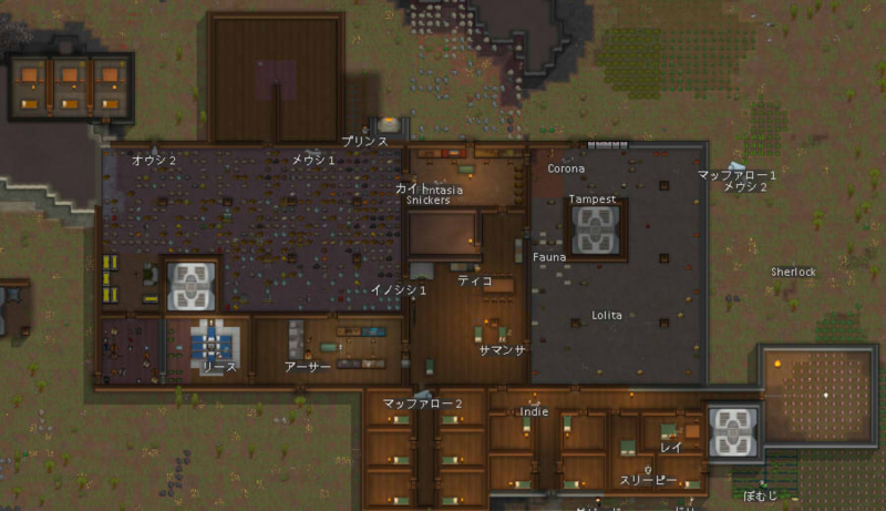 Rimworld 感想 まるたのました 仮