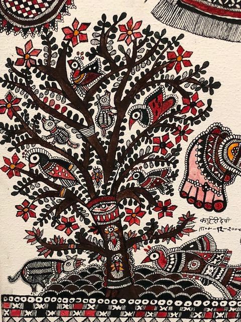 一年ぶりの東京♪ミティラー美術館コレクション展（たばこと塩の博物館