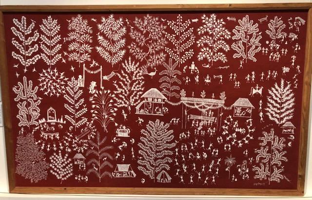一年ぶりの東京♪ミティラー美術館コレクション展（たばこと塩の