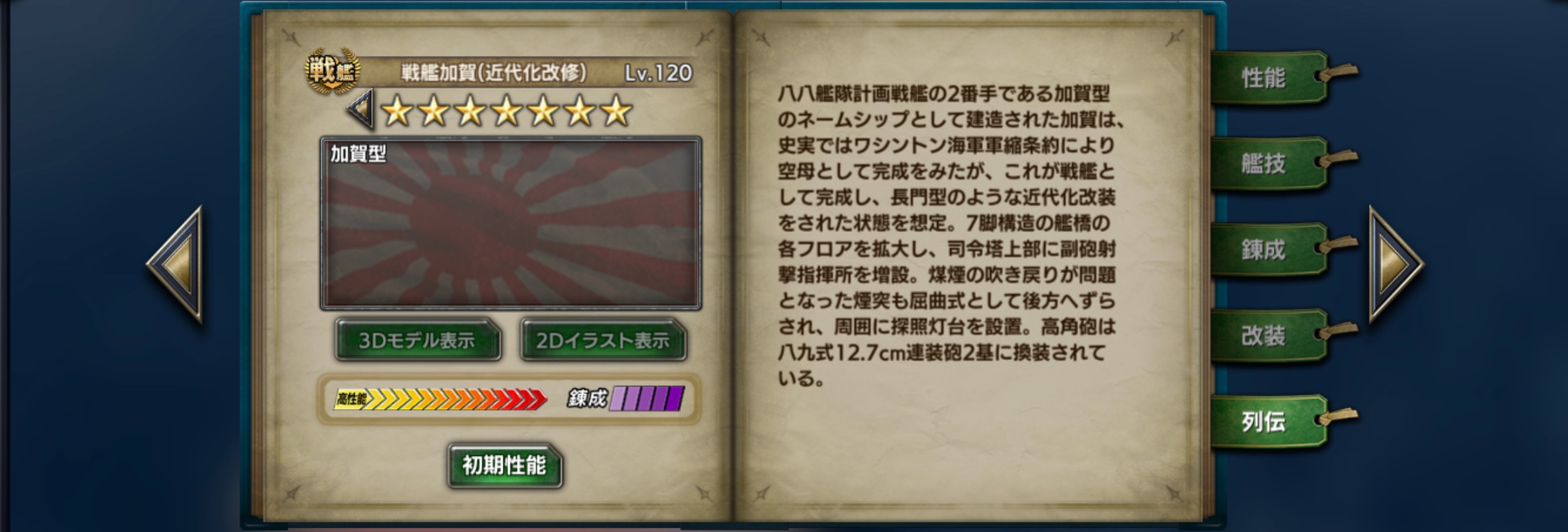 戦艦加賀(近代化改修):列伝 SenkanKagaM-history
