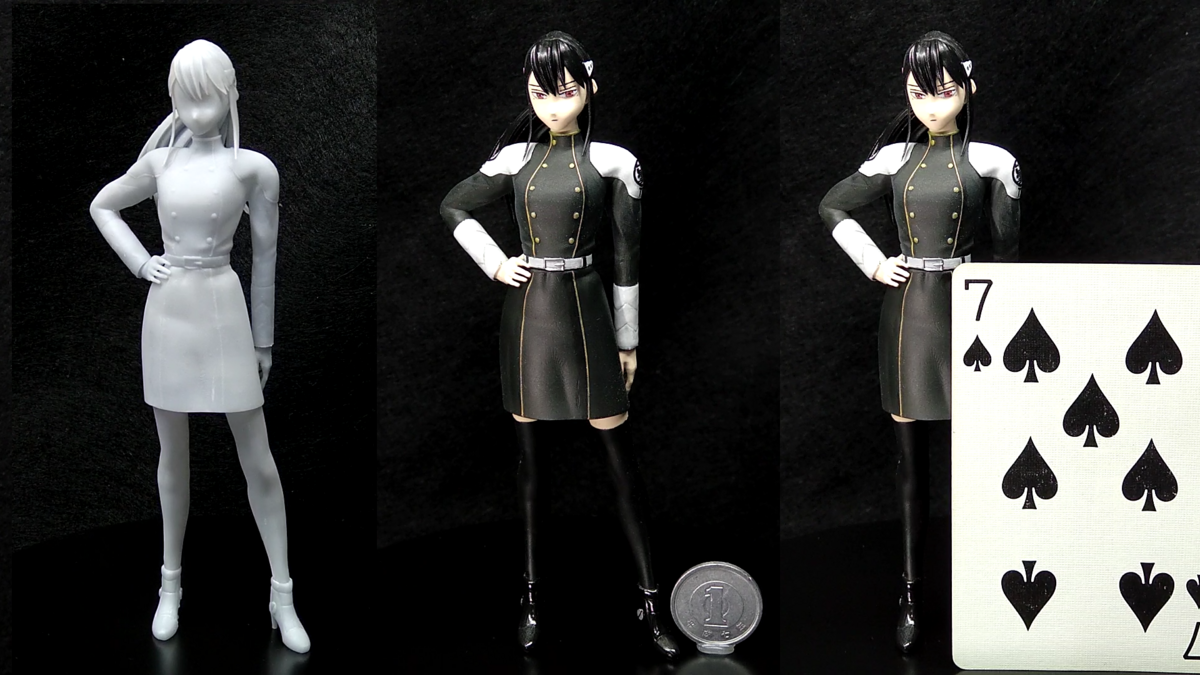 怪獣8号】亜白ミナ のオリジナルフィギュアを作ってみた - 不器用素人