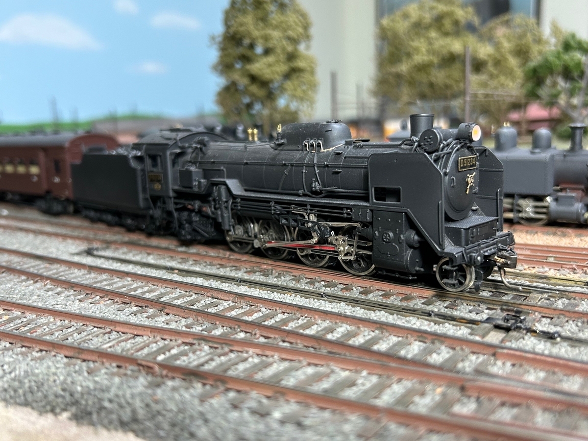 KATO 蒸気機関車 D51 / オハ61系客車 セット D51牽引の客車列車で遊ぶ - モーガル（Mogul）工場日誌