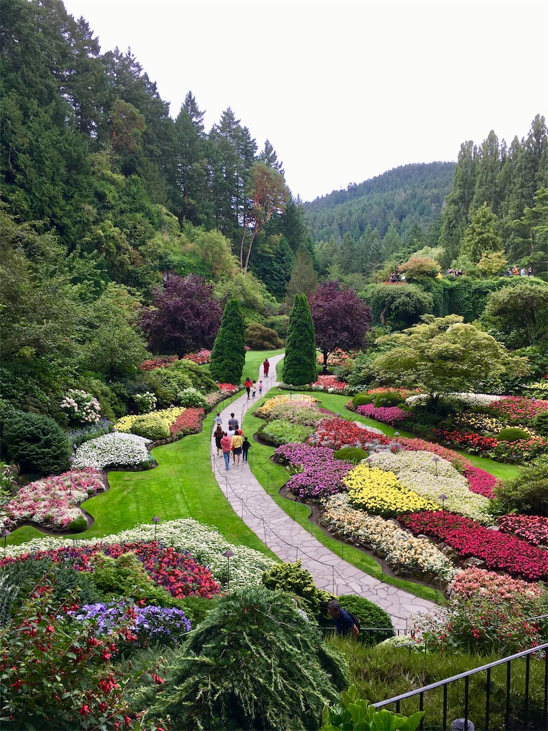 ブッチャートガーデンinビクトリア💐 - モトのカナダ永住権獲得