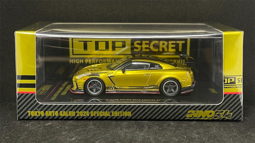 新製品紹介】Inno64 トップシークレットR35 GT-R TAS2024限定