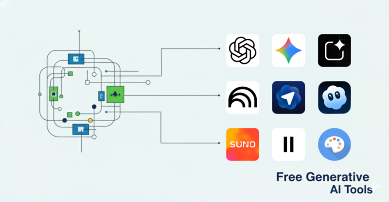 無料で使える生成AI おすすめ9選