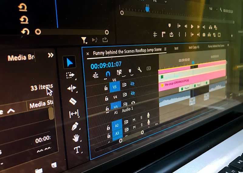 動画編集のイメージ
