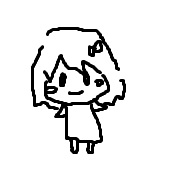 マウスで描いたラフ画