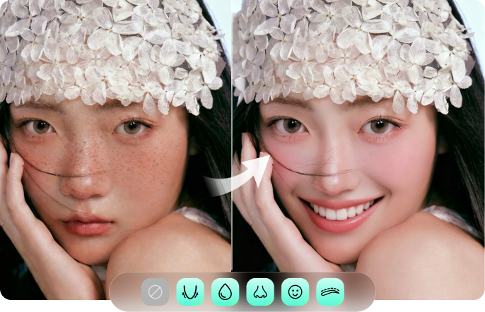 AI 美顔