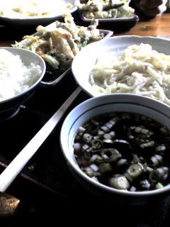 上州屋のうどん定食