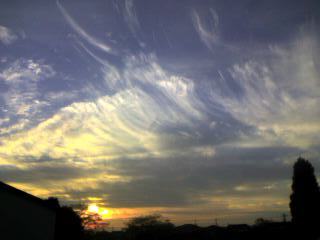太陽と雲