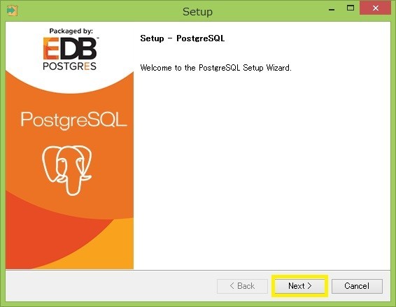 セットアップ画面