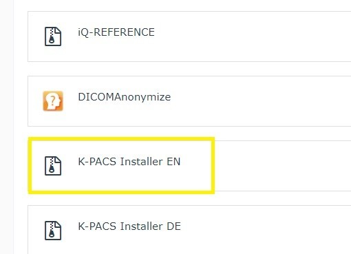 「K-PACS Installer EN 1.6.0」