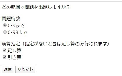 ブラウザの表示