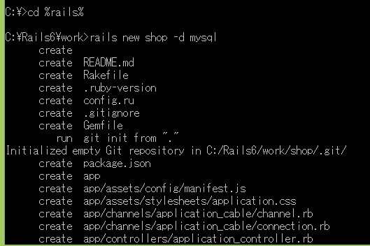 アプリケーションの作成
