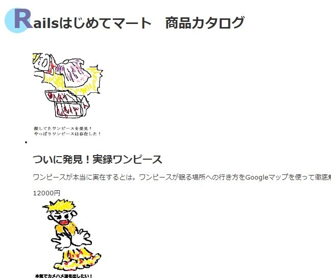 ブラウザの表示