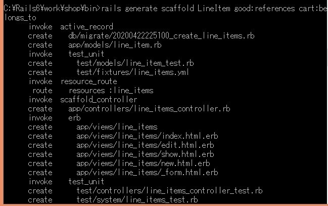 商品とカートの関連付け