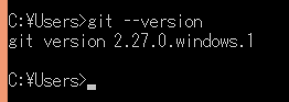 f:id:MrRadiology:20200714080036p:plain 「git --version」