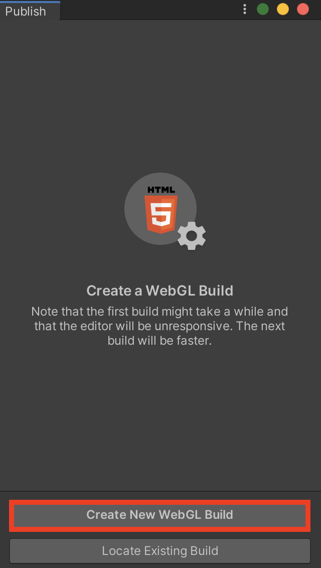 Create WebGL Project