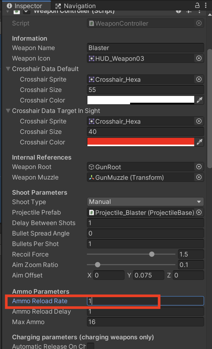 f:id:MrRadiology:20201024213319p:plain Ammo Reload Rate を「1」