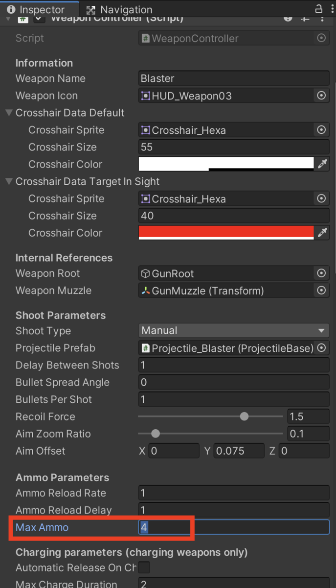 Max Ammoを「4」