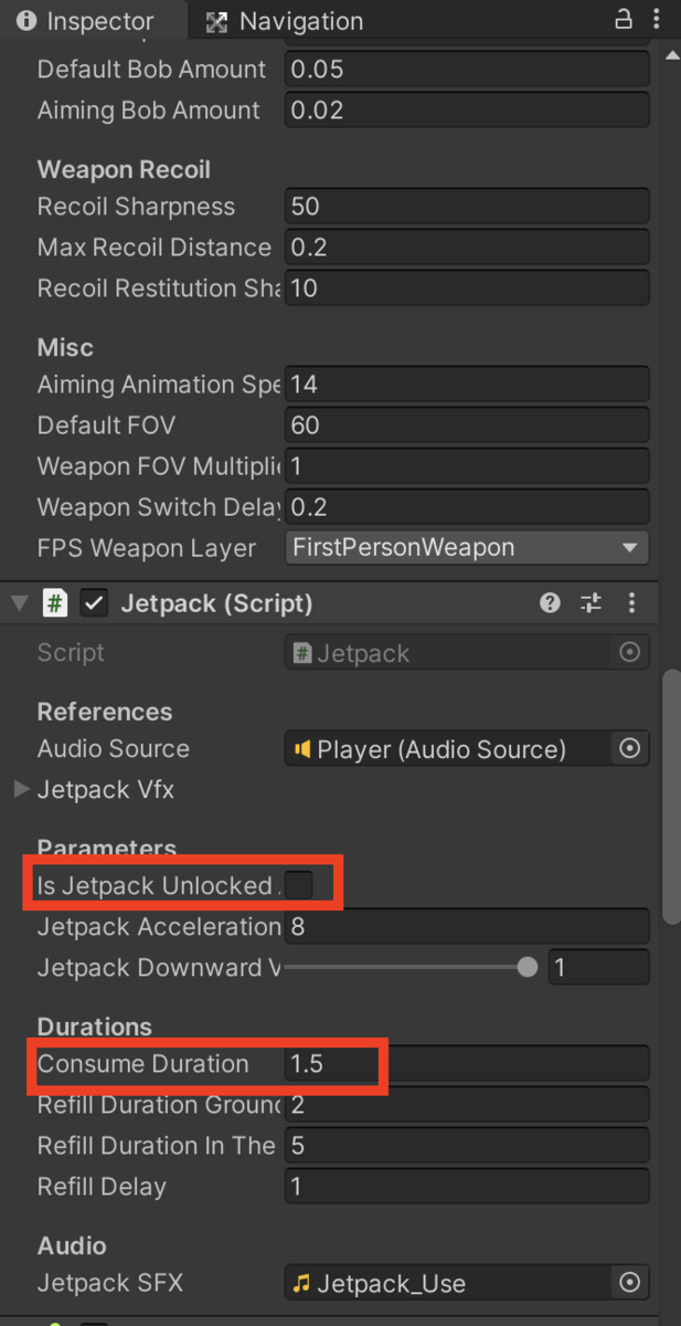 f:id:MrRadiology:20201026203352p:plain JetPackのパラメータ