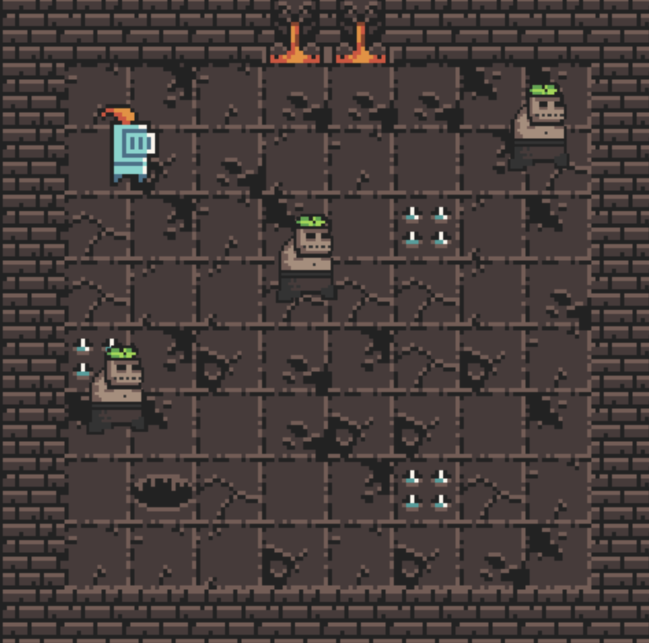 敵がランダムに動く