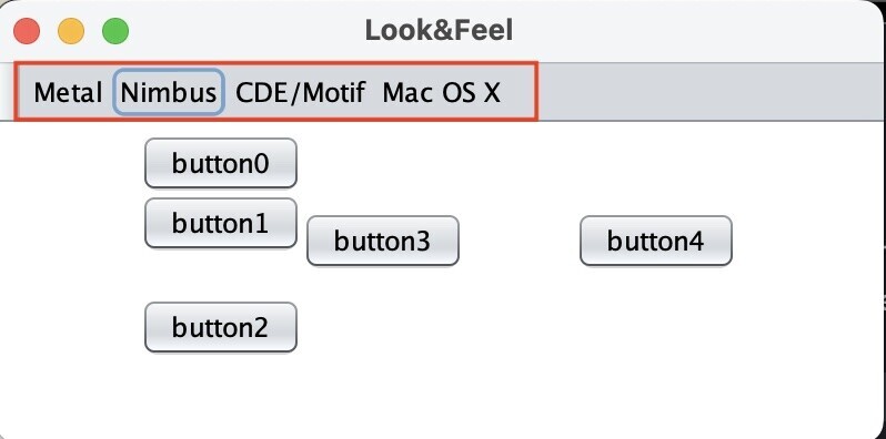 Look and Feelの切り替え