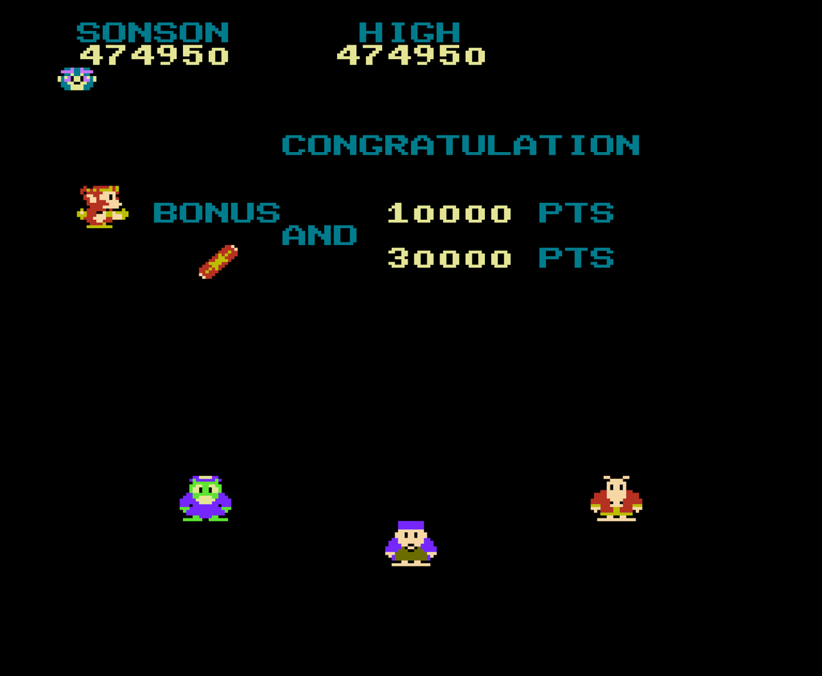 アーケードゲーム SONSONソンソン のポップ 【レア】（ソンソン
