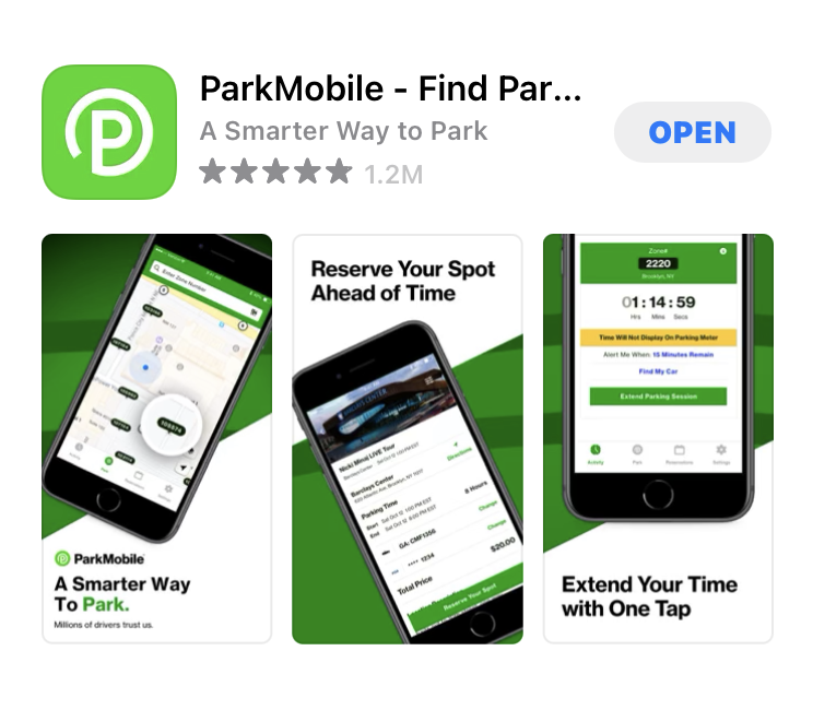 Parkmobileのアプリ