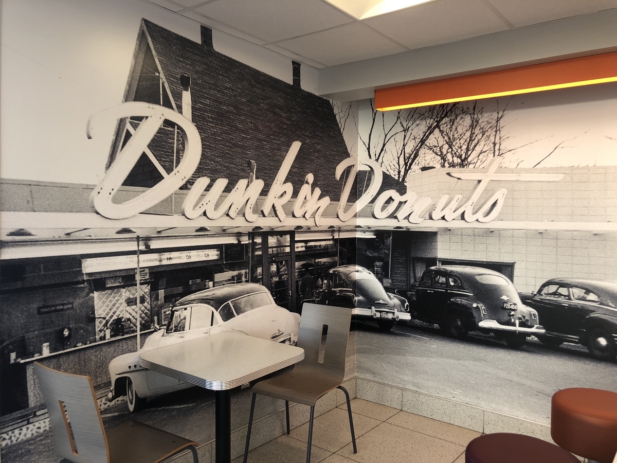 バスキンロビンス x ダンキンドーナツ アドバタイジング カーペット