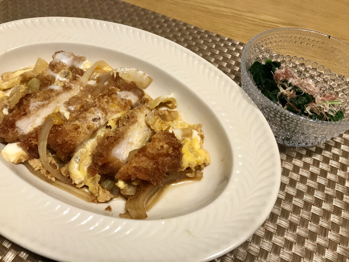 カツ煮でビール おおパパの茅ヶ崎日記