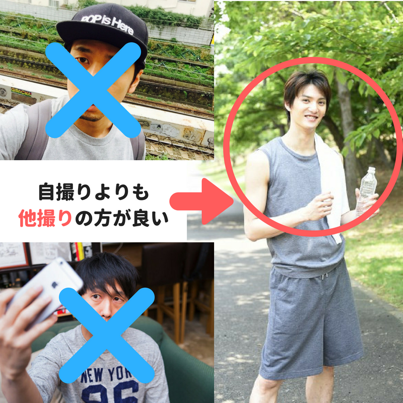 プロフィール画像の例