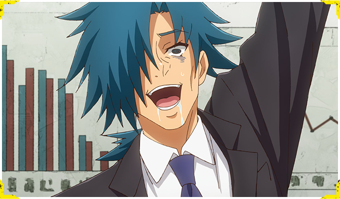 会社に洗脳された主人公