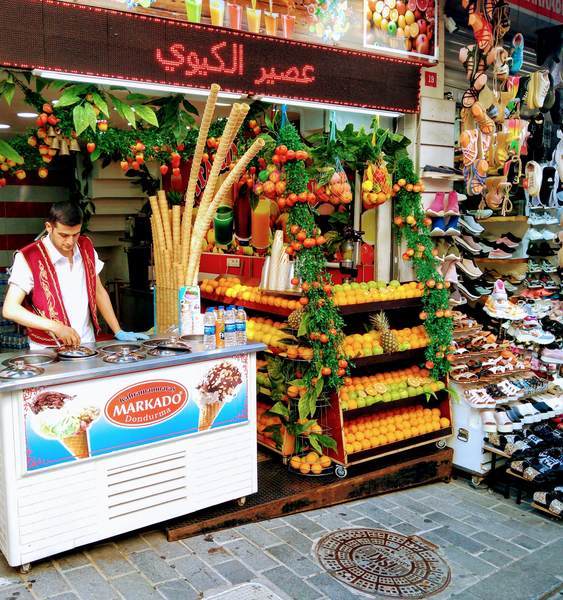 イスタンブール　トルコアイス店