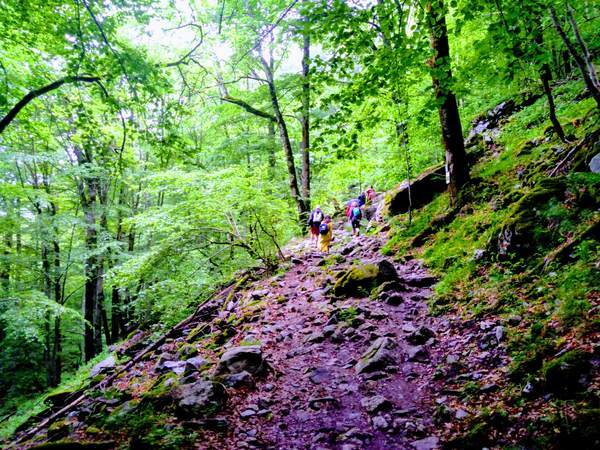 リルスキー洞窟までの道中