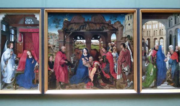 東方三博士の礼拝祭壇画(ウェイデン) 東方三博士の礼拝祭壇画(ウェイデン)