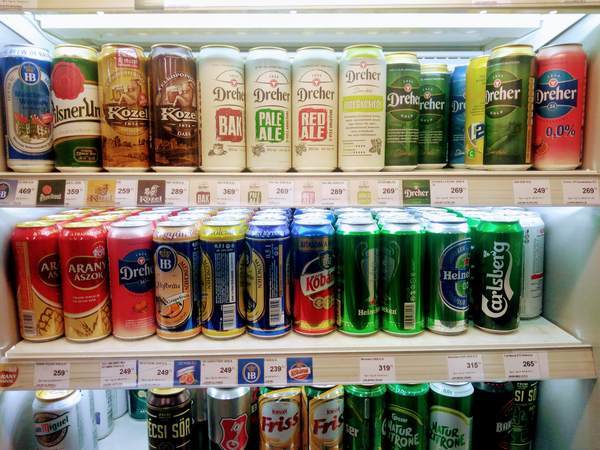 ブダペストのビール