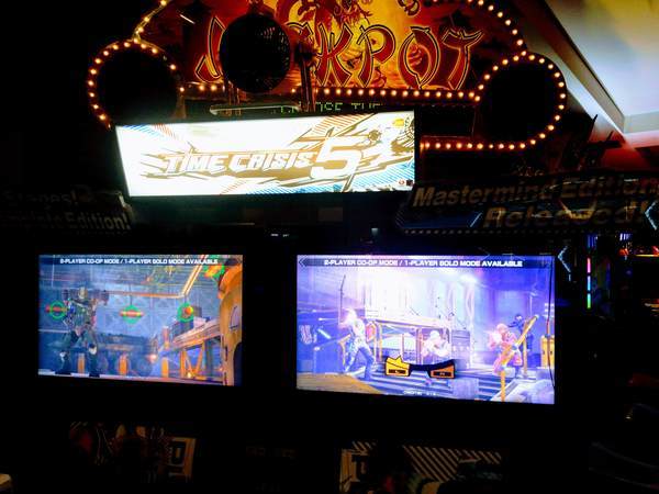 ゲームセンターのゲーム機