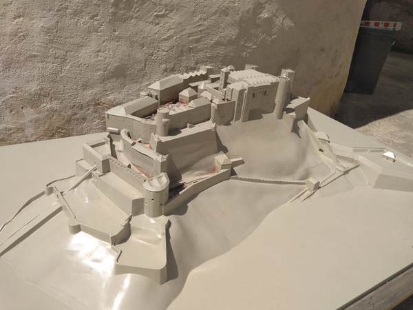 ホーエンザルツブルク城の模型 ホーエンザルツブルク城の模型