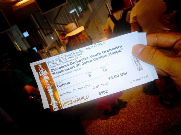 クラシックコンサートのチケット クラシックコンサートのチケット