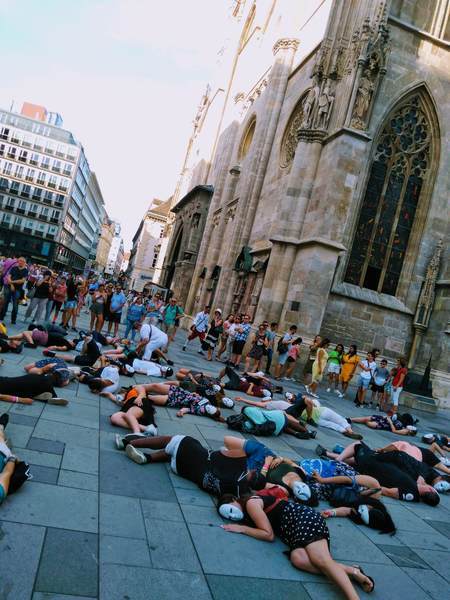 リング通りで路上パフォーマンス リング通りで路上パフォーマンス