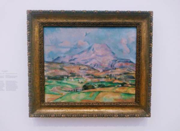 セザンヌの絵画「サント・ヴィクトワール山」