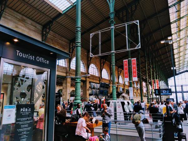 パリ北駅（Gare du Nord）にあるツーリストオフィス